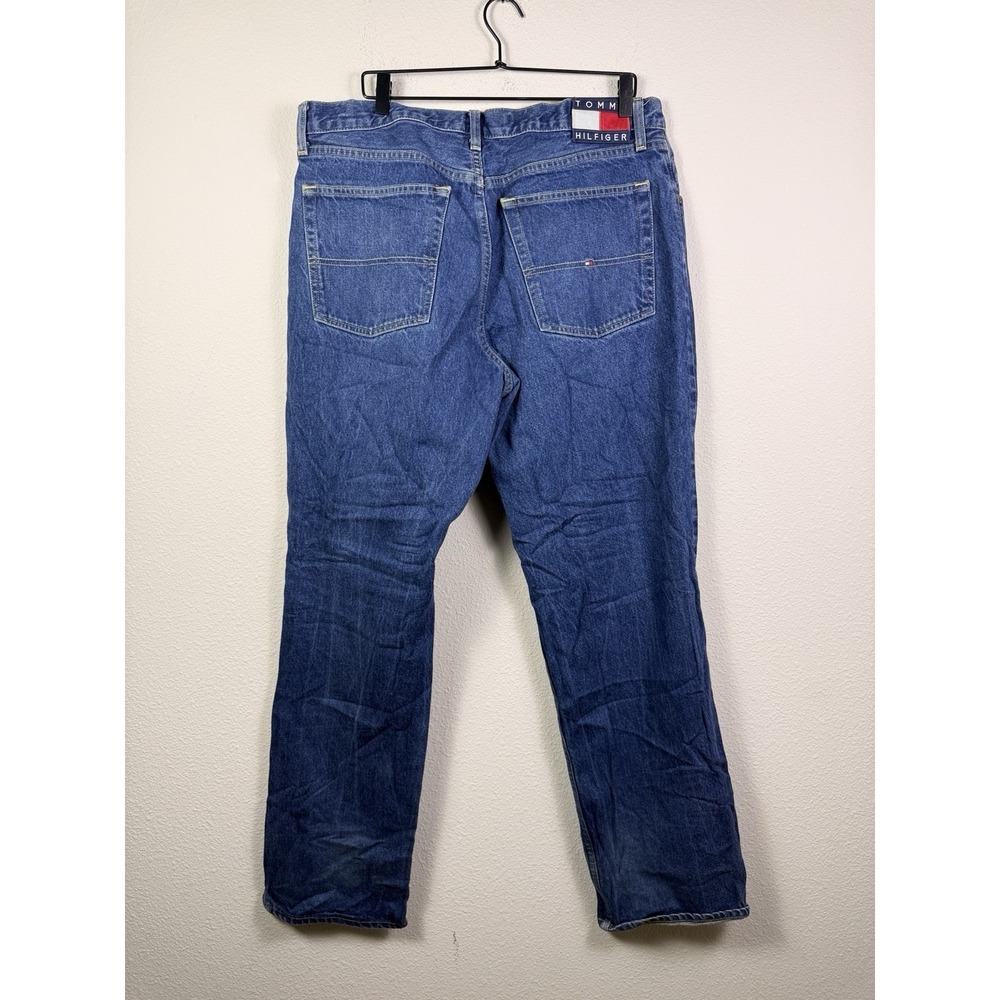 Tommy Jeans Mens 38x34 Vintage Y2K Denim Straight Leg Tommy Hilfiger